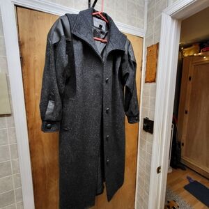 Elegant Charcoal Trench Coat for Men